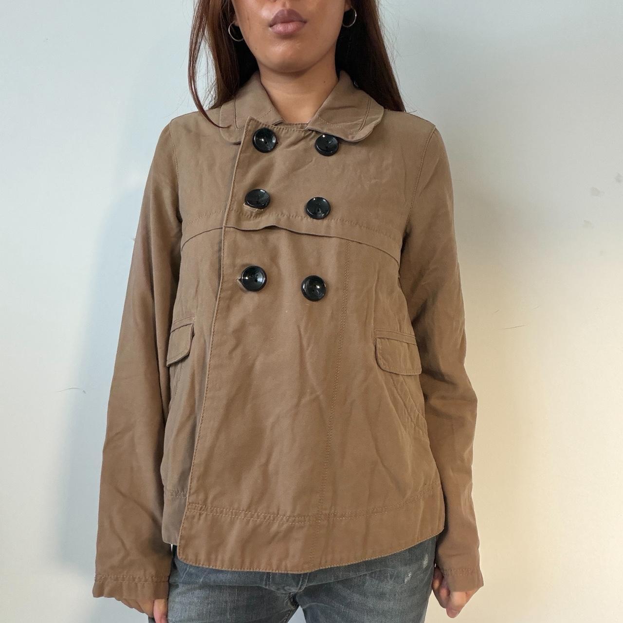 Vintage Tan Peacoat