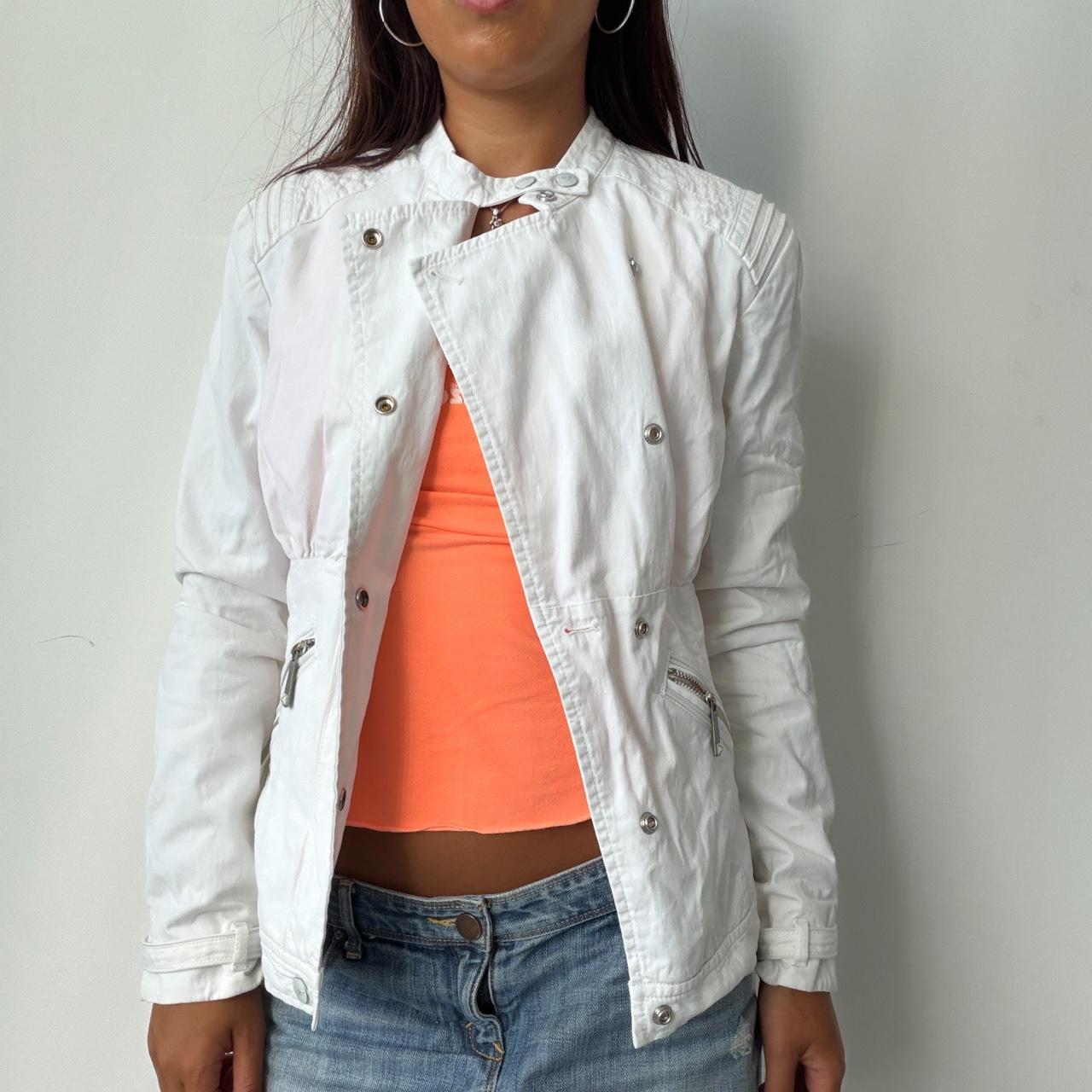 Vintage Diesel White Utility Jacket
