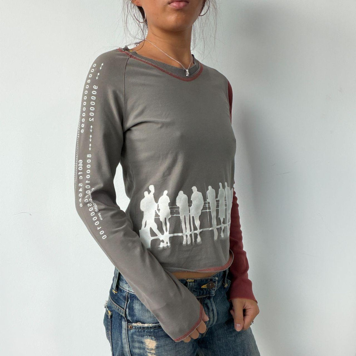 Vintage Cop Copine Long Sleeve Top