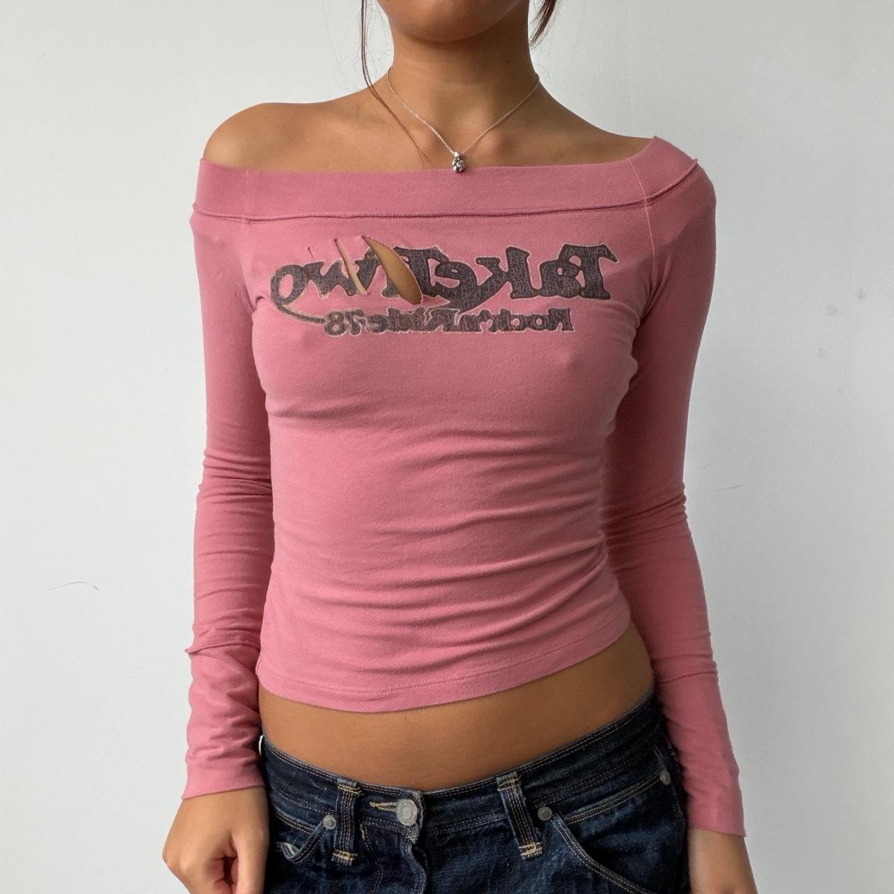 Vintage Pink Graphic Top