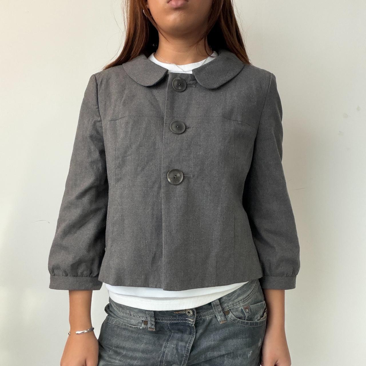 Vintage Grey Peacoat