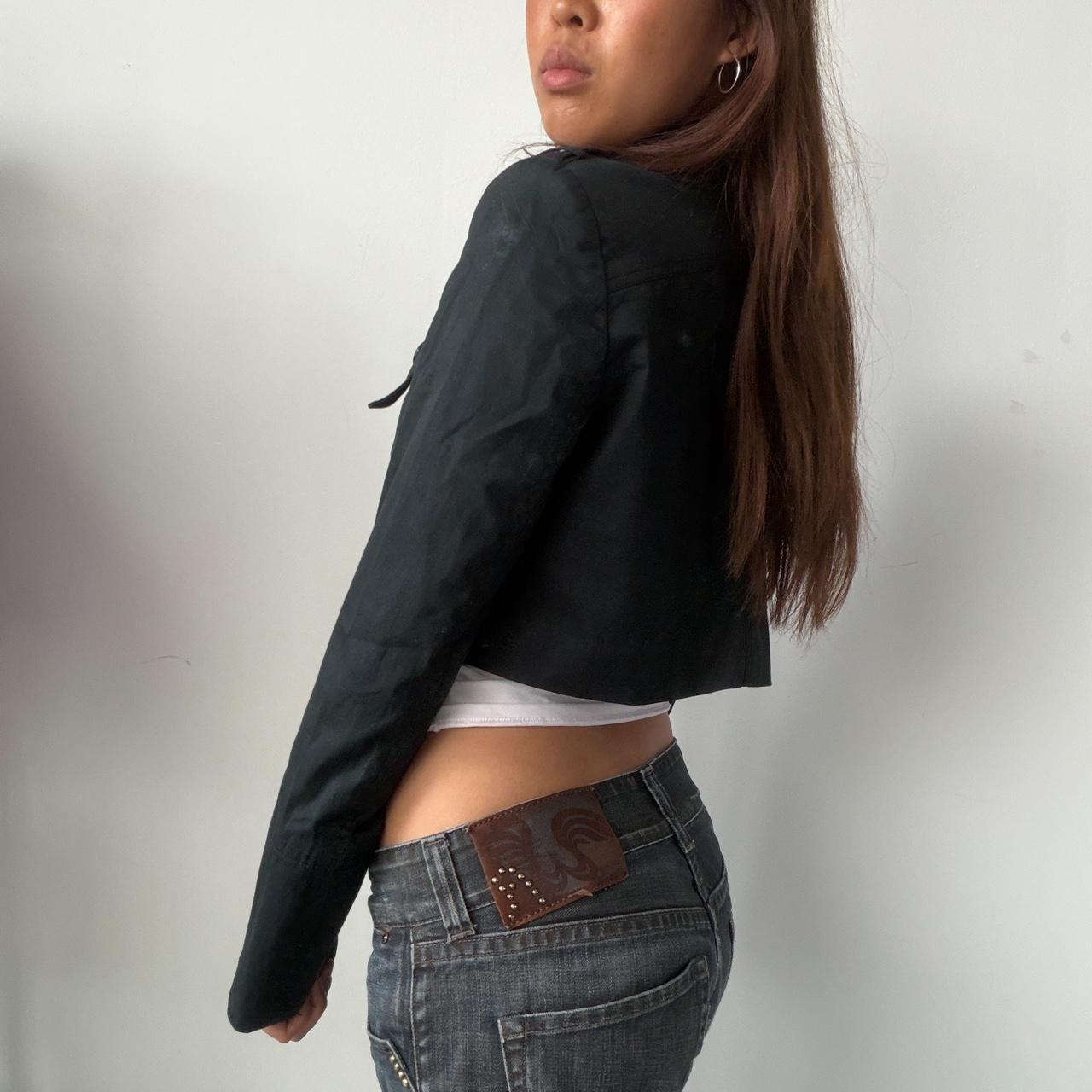 Vintage Black Button Up Jacket