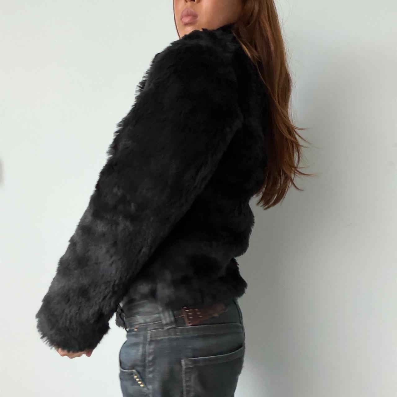 Vintage Black Fur Jacket