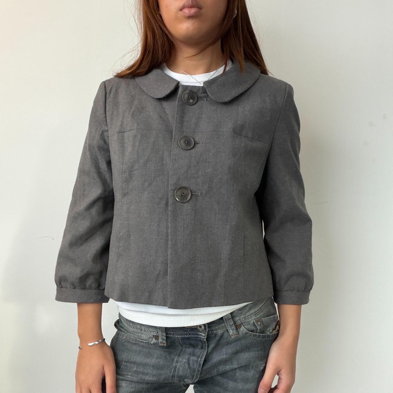 Vintage Grey Peacoat