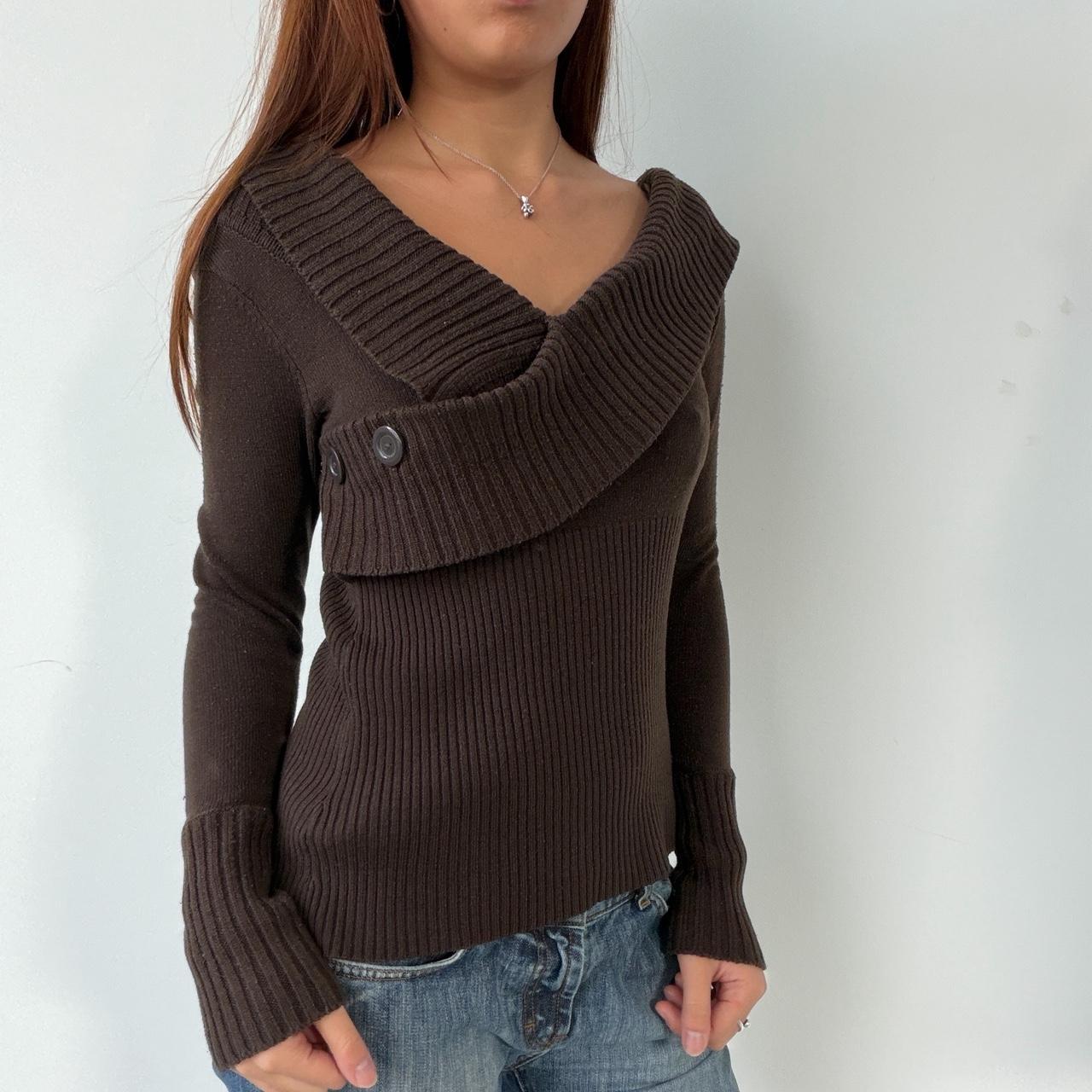 Vintage Brown Knit Jumper