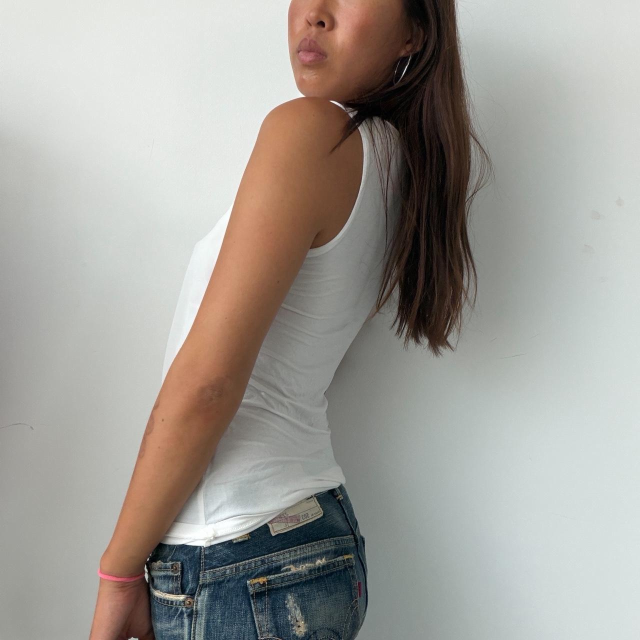 Vintage White Layered Top