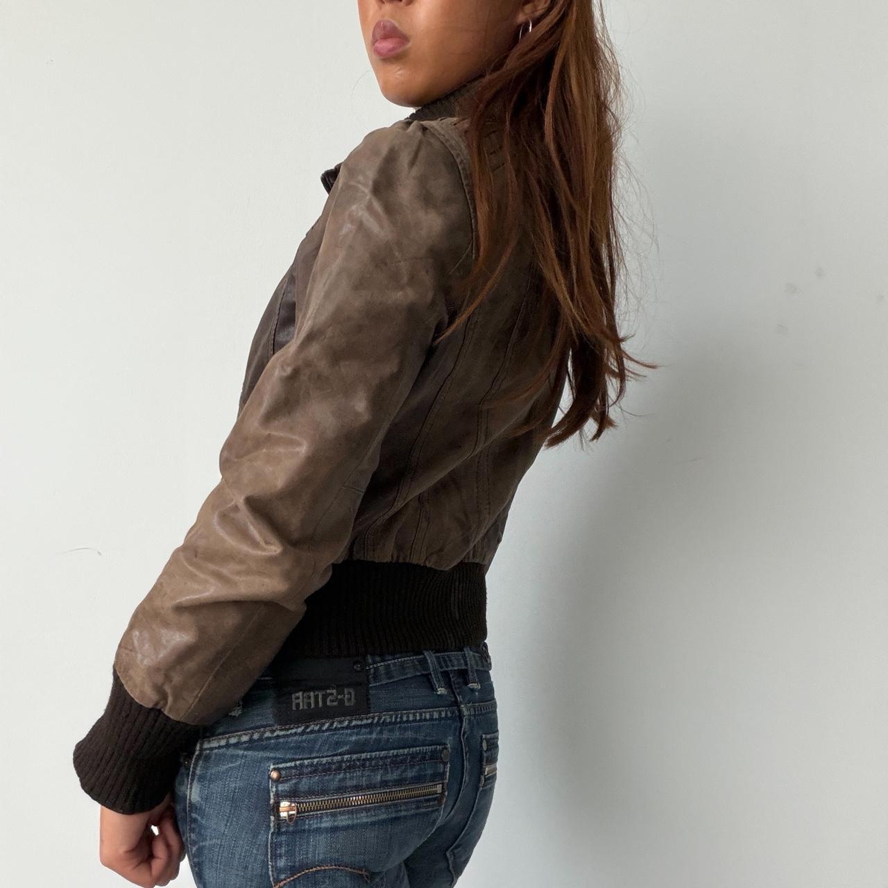 Vintage Brown Leather Jacket
