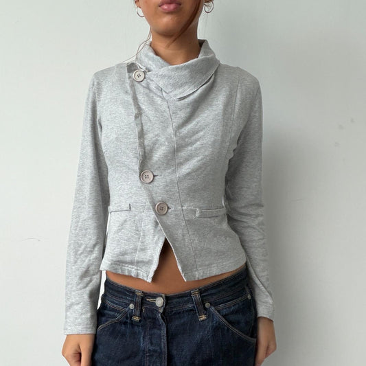 Vintage Grey Button Up