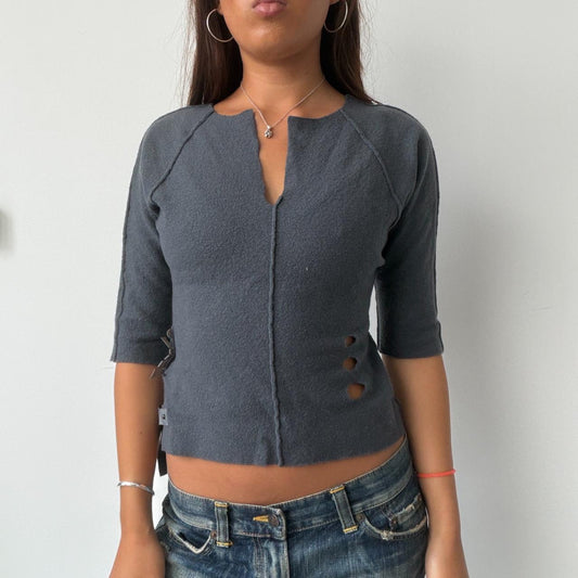 Vintage Blue Cop Copine Top