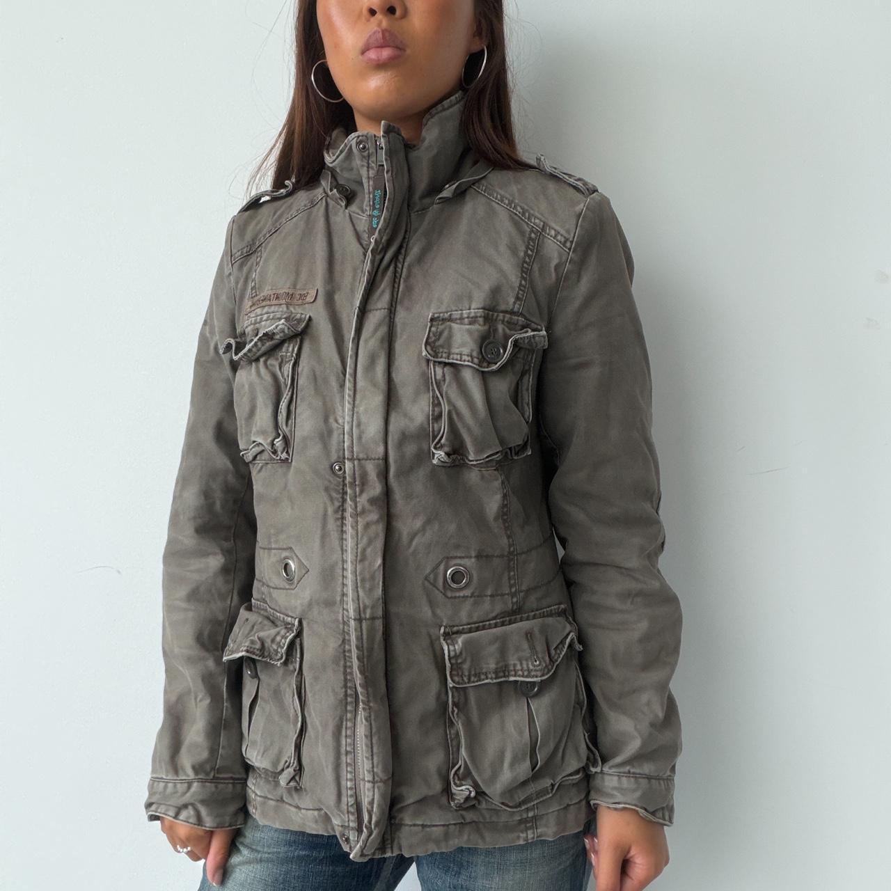 Vintage Khaki Utility Jacket