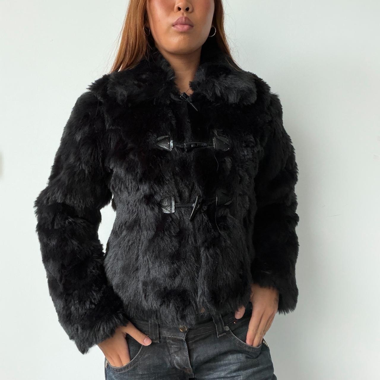 Vintage Black Fur Jacket