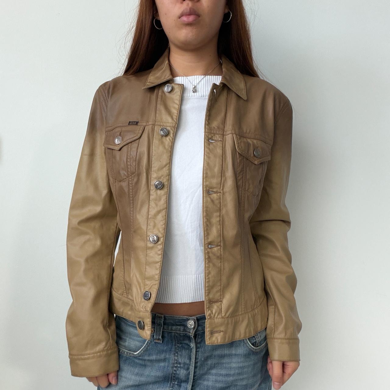 Vintage Brown Leather Jacket