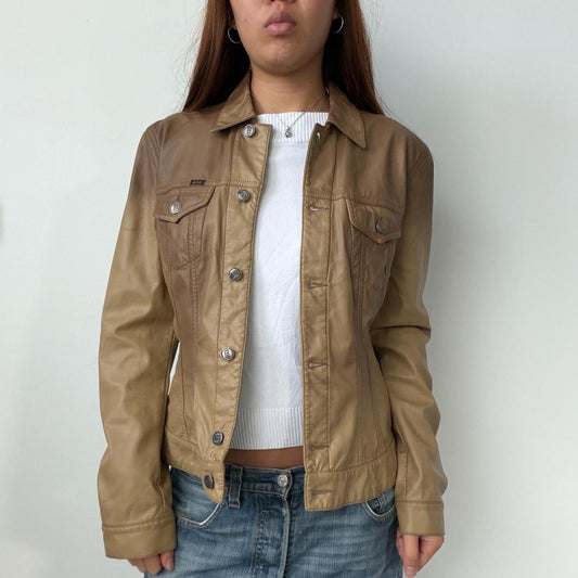 Vintage Brown Leather Jacket