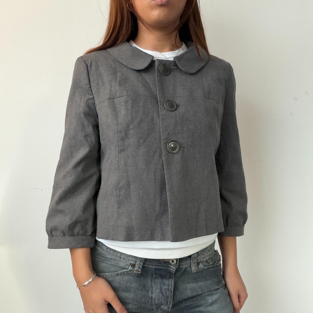 Vintage Grey Peacoat