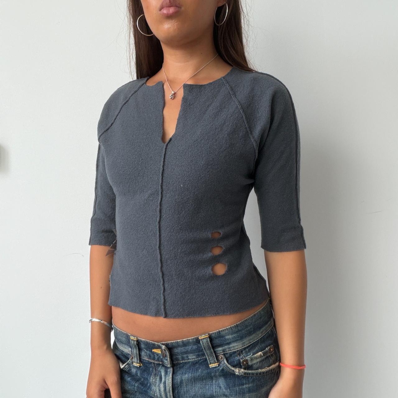 Vintage Blue Cop Copine Top