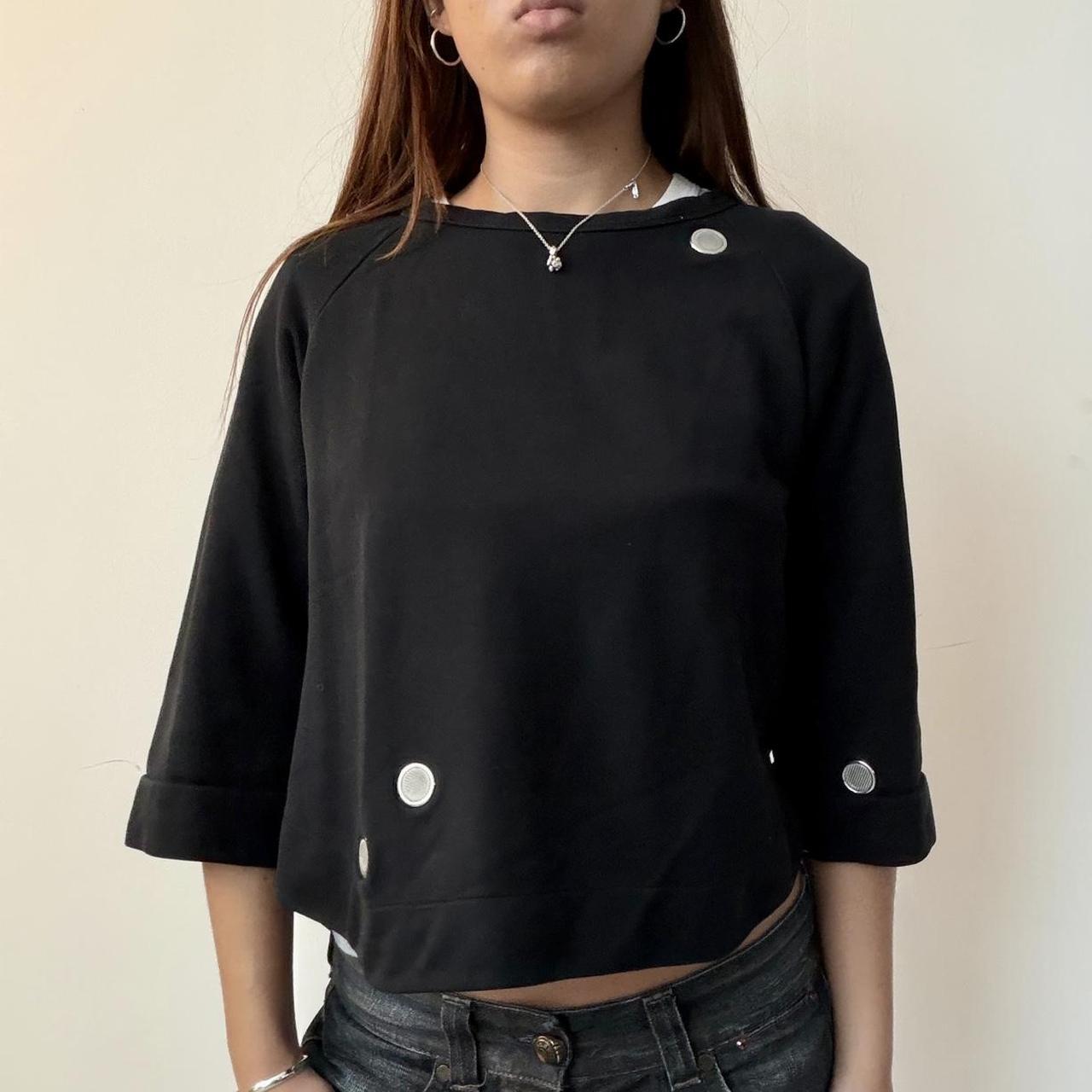 Vintage Black Cop Copine Jumper
