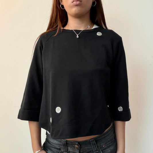 Vintage Black Cop Copine Jumper