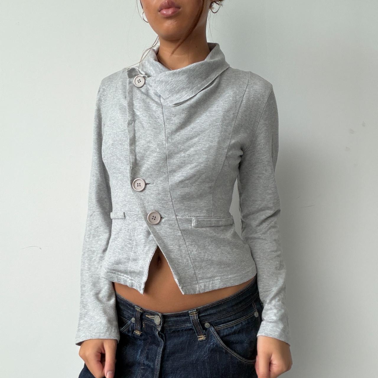 Vintage Grey Button Up