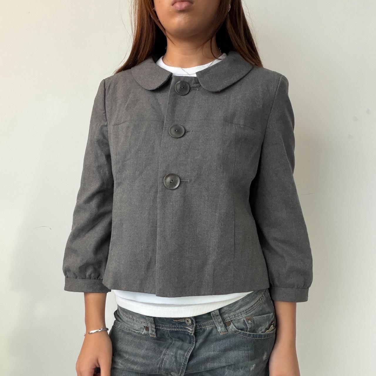 Vintage Grey Peacoat