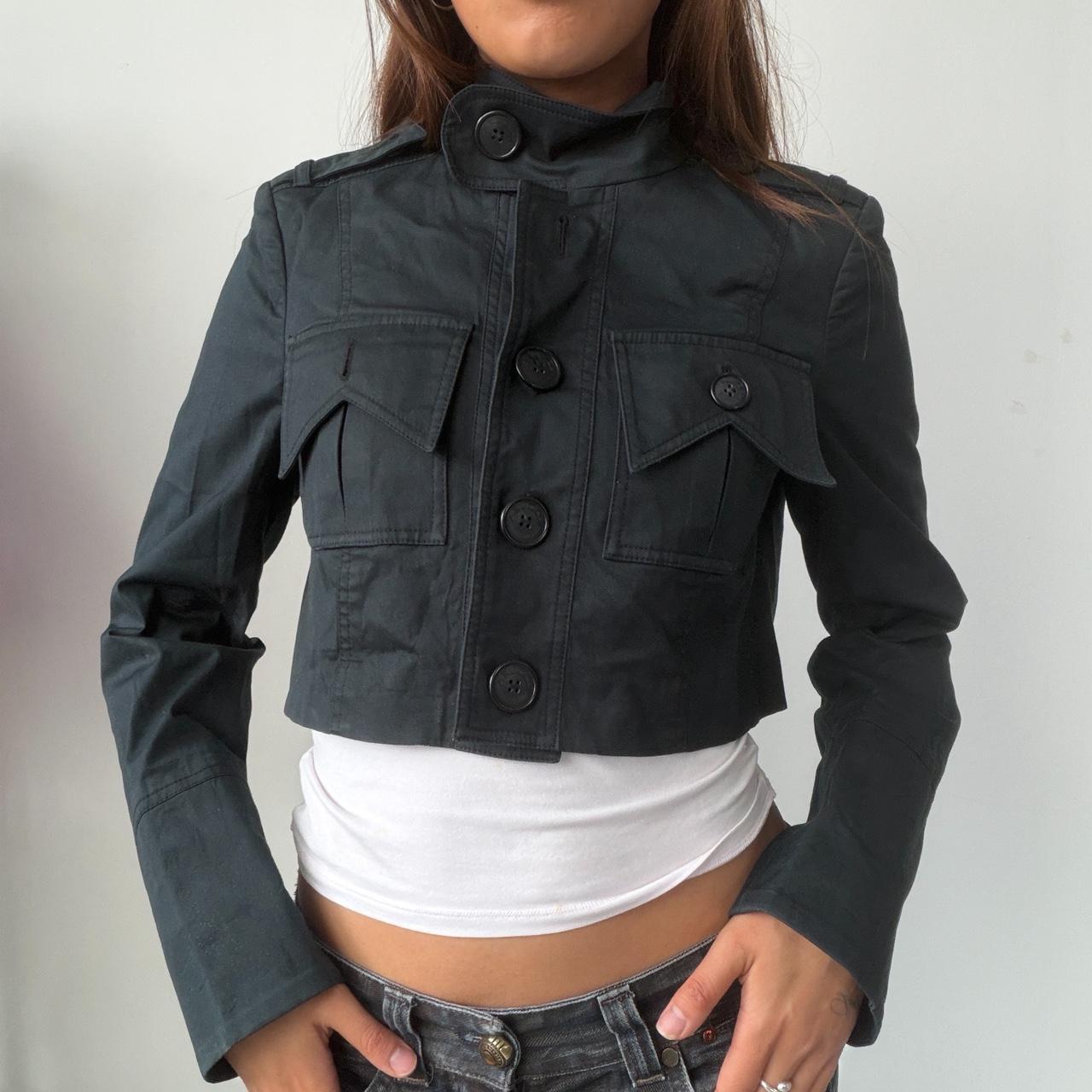 Vintage Black Button Up Jacket