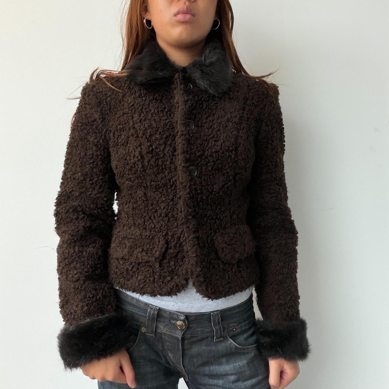 Vintage Brown Shearling Jacket