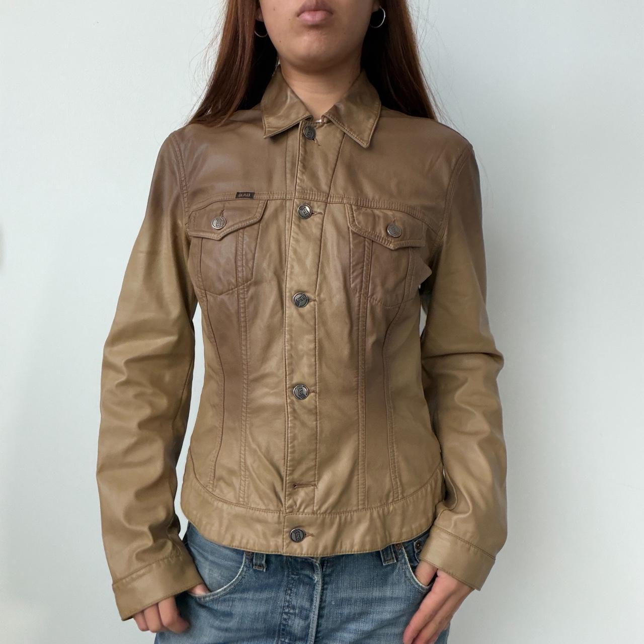 Vintage Brown Leather Jacket