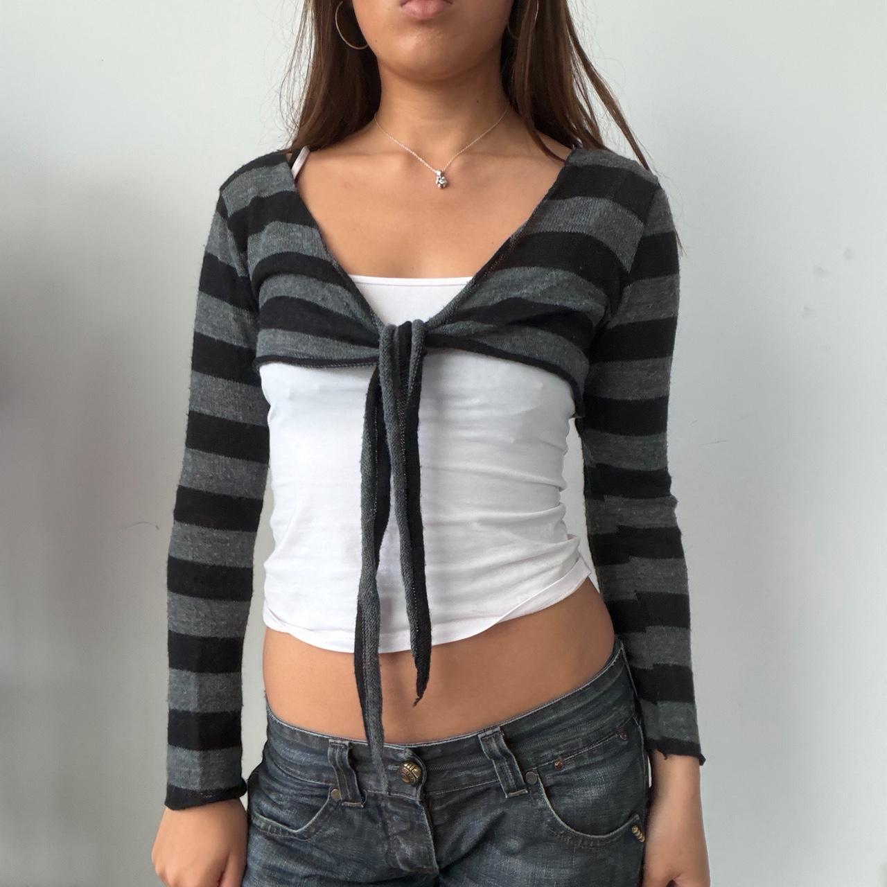 Vintage Stripe Knit Bolero