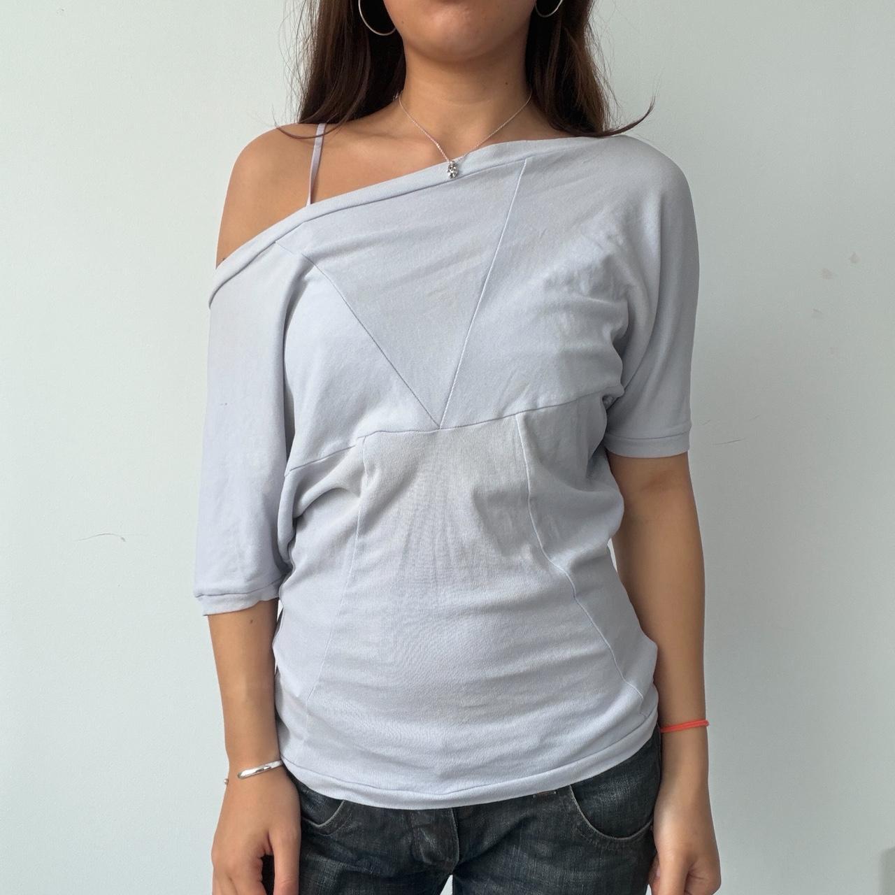 Vintage Lilac Grey Patrizia Pepe Top