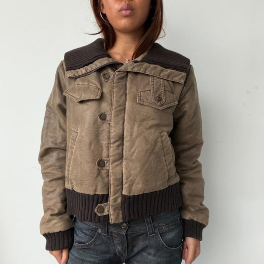 Vintage Brown Padded Jacket