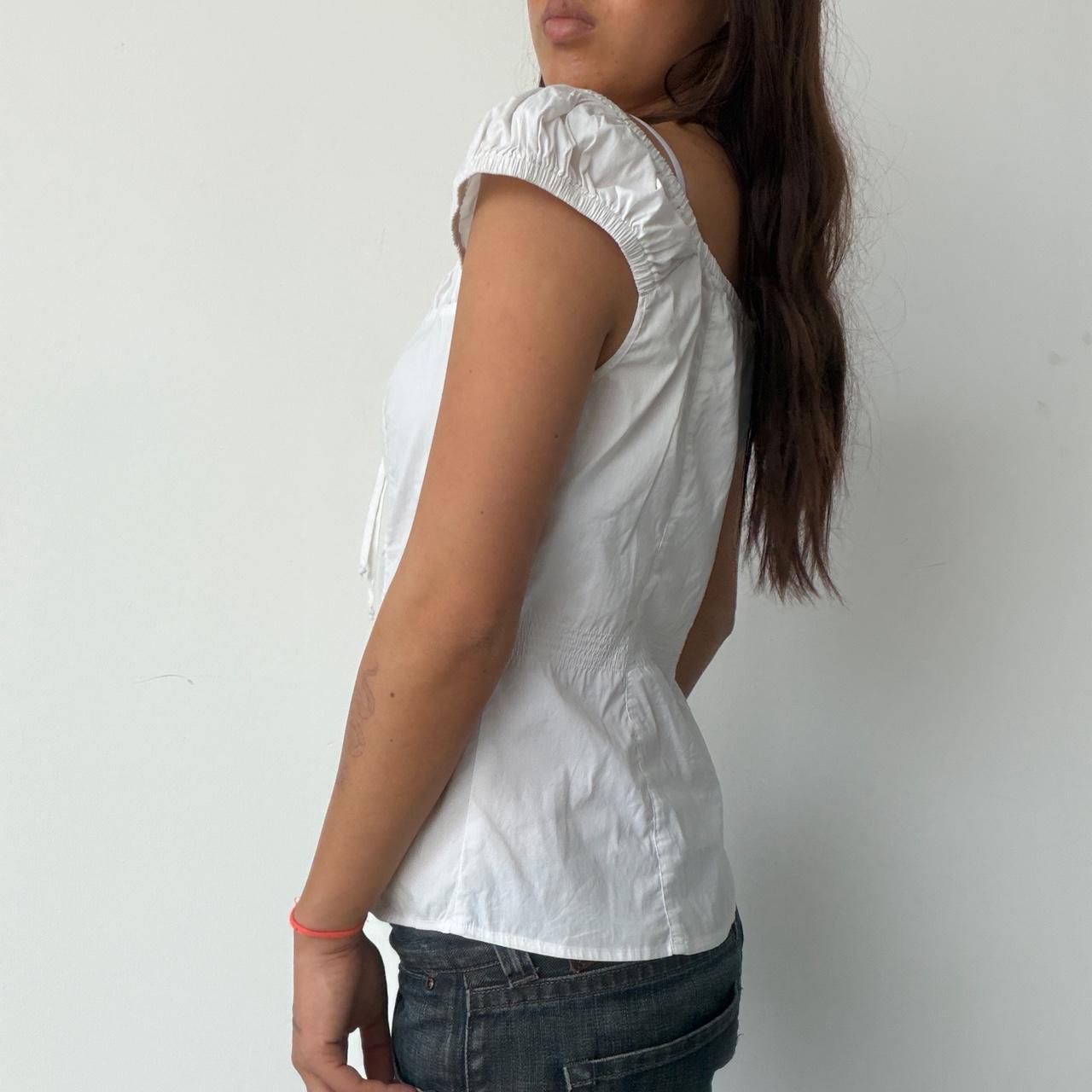 Vintage White Guess Top