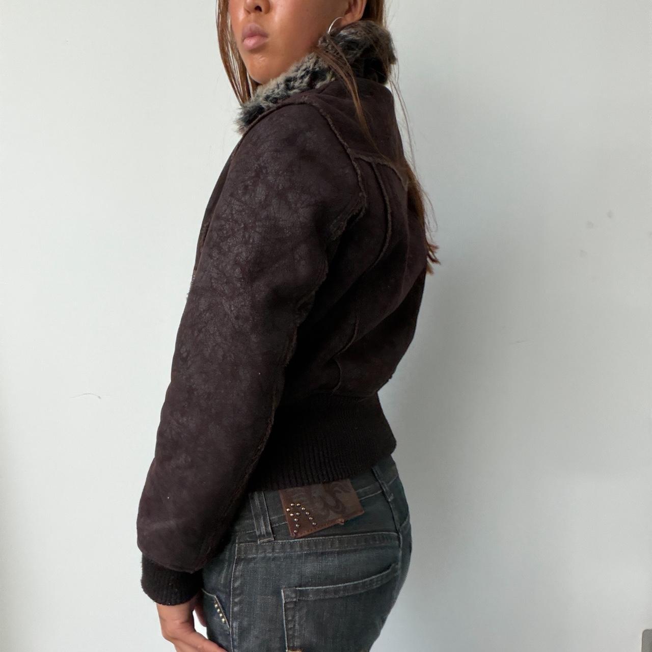 Vintage Brown Suede Jacket