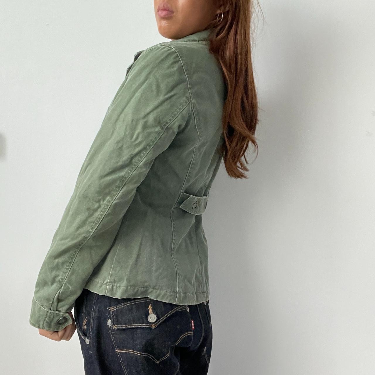 Vintage Khaki Padded Jacket