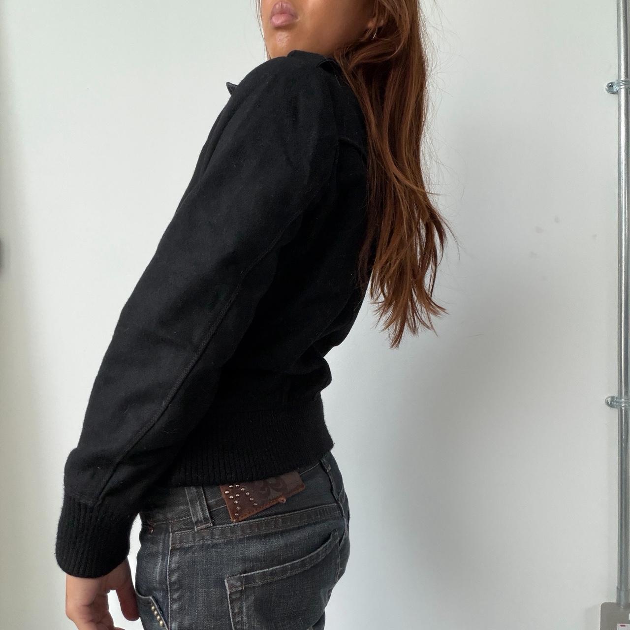 Vintage Black Wool Jacket