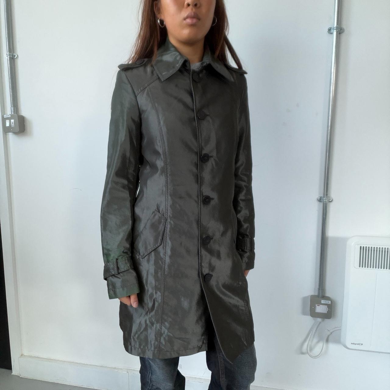 Vintage Grey Trench Coat