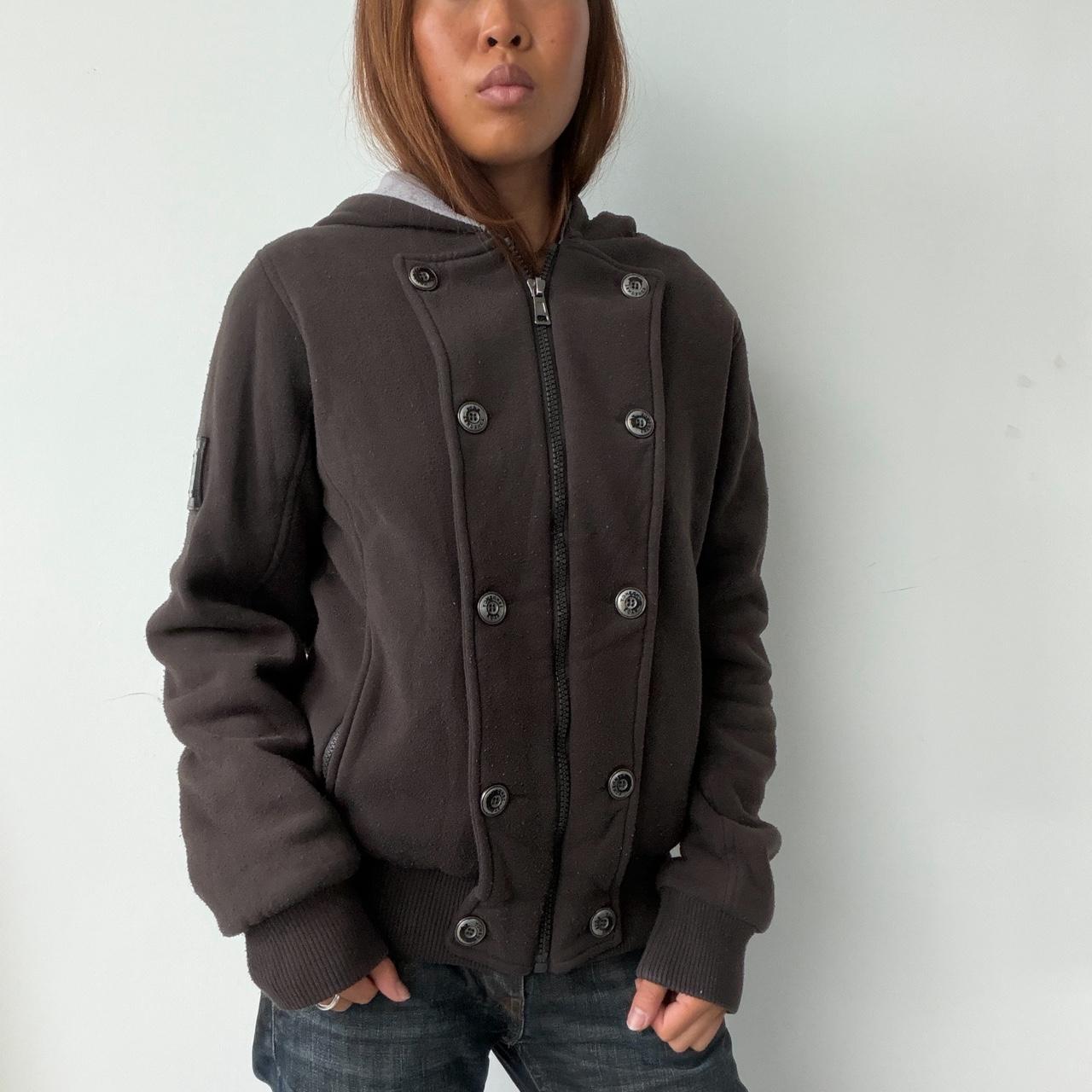 Vintage Brown Military Jumper
