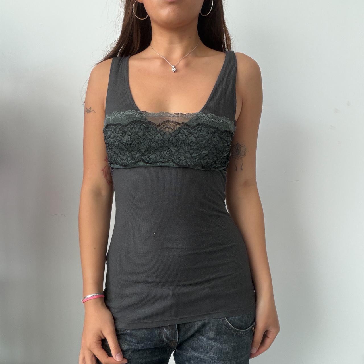 Vintage Grey Knit Cami