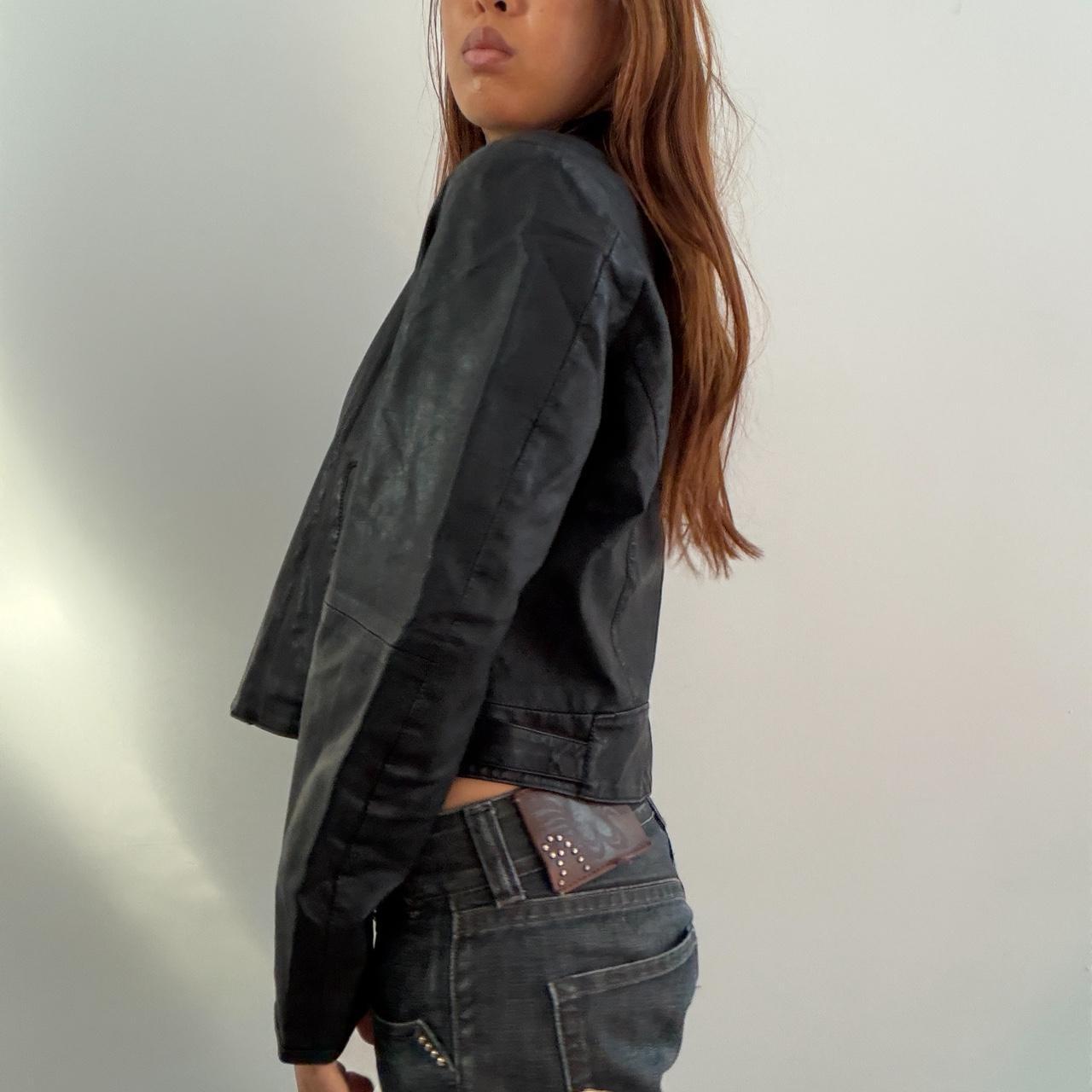 Vintage Black G STAR Leather Jacket