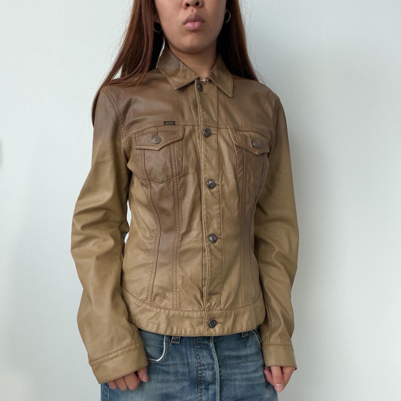 Vintage Brown Leather Jacket