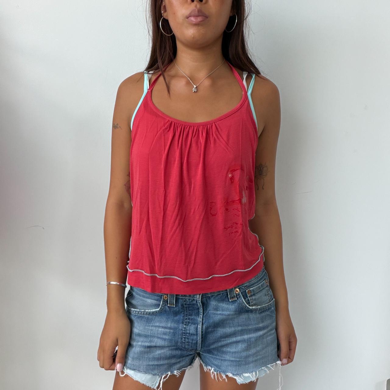 Vintage Cop Copine Red Top