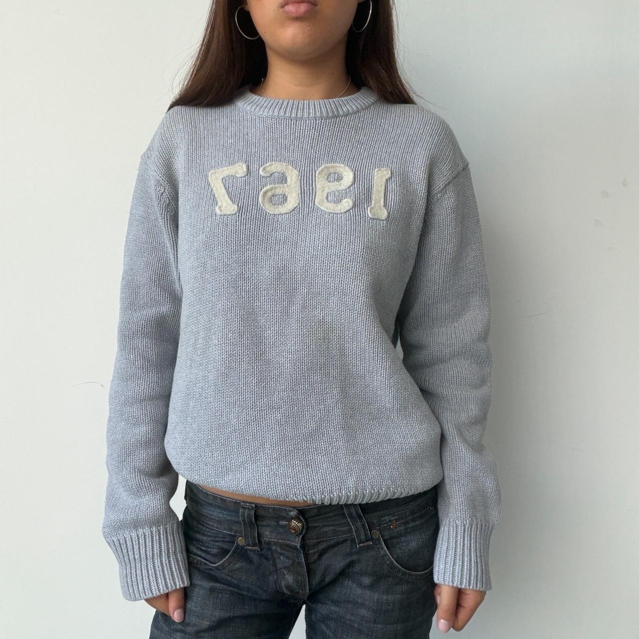 Vintage Grey Knit Jumper
