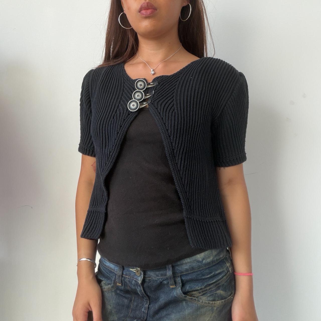 Vintage Black Cop Copine Bolero