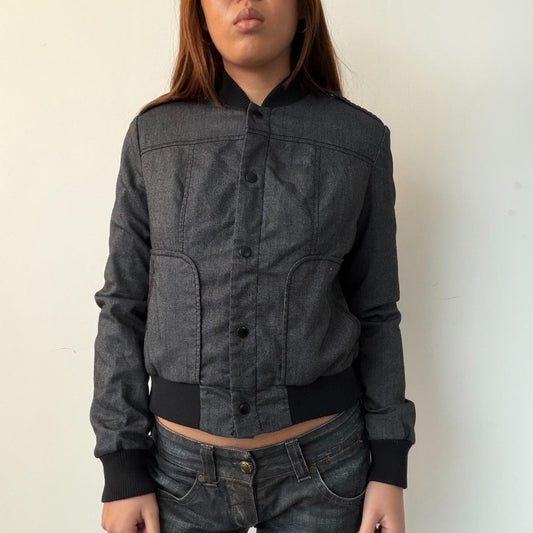 Vintage Denim Bomber