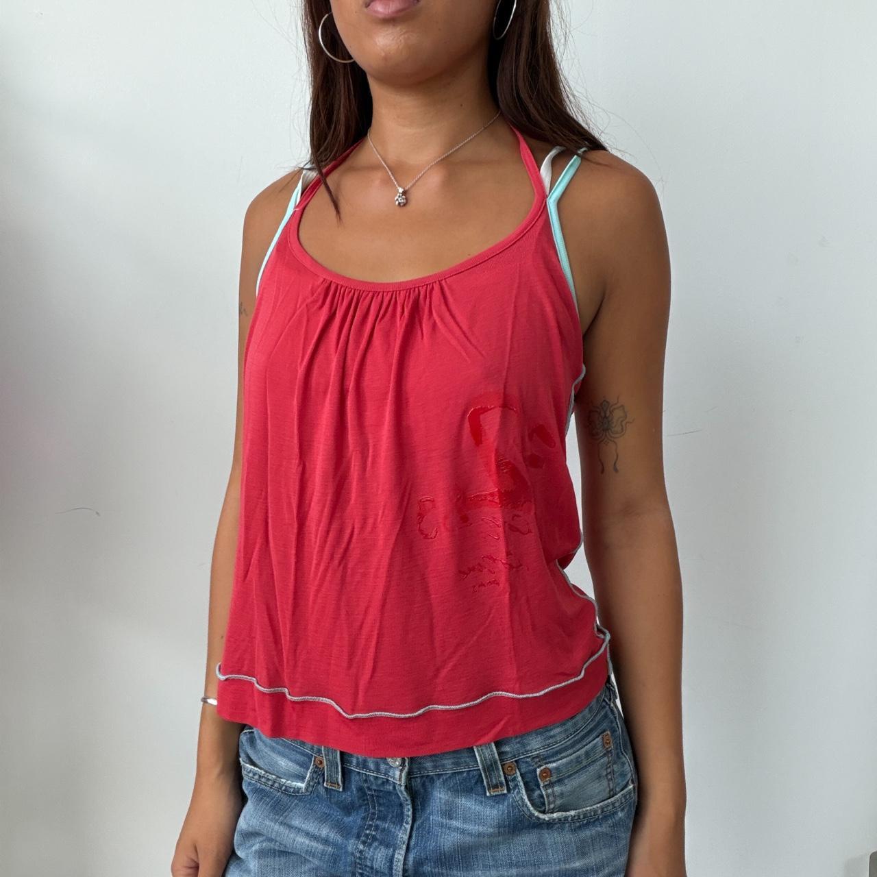 Vintage Cop Copine Red Top