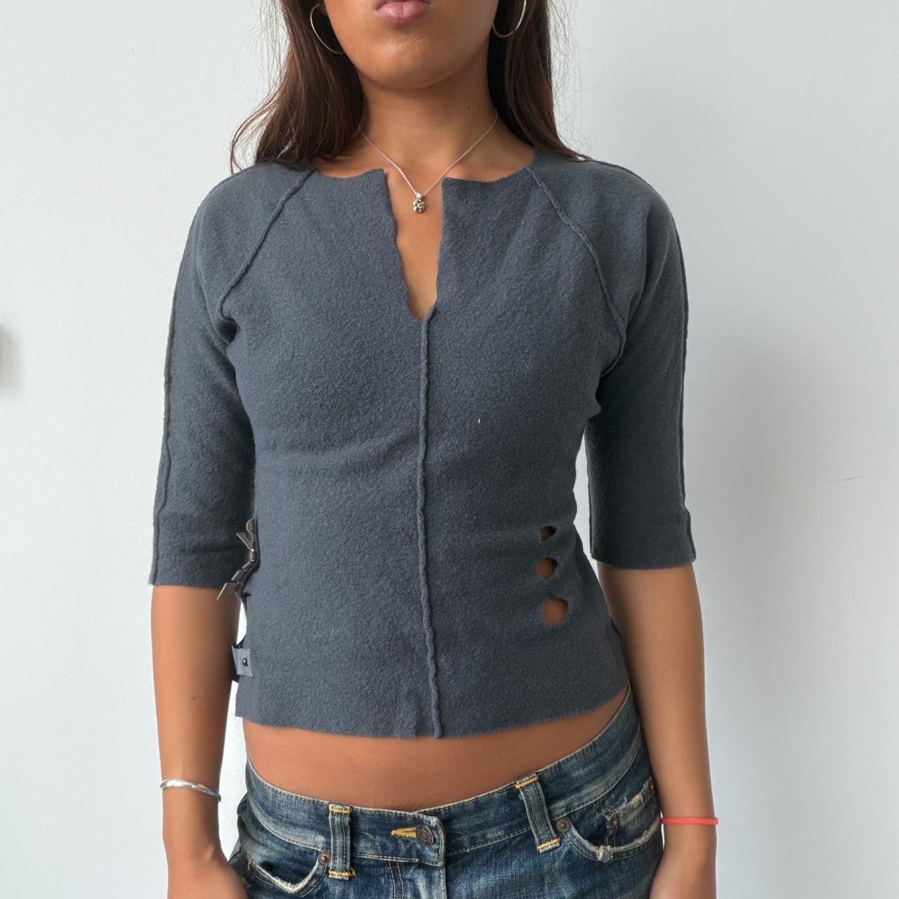 Vintage Blue Cop Copine Top