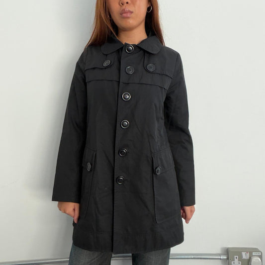 Vintage Black Trench Coat