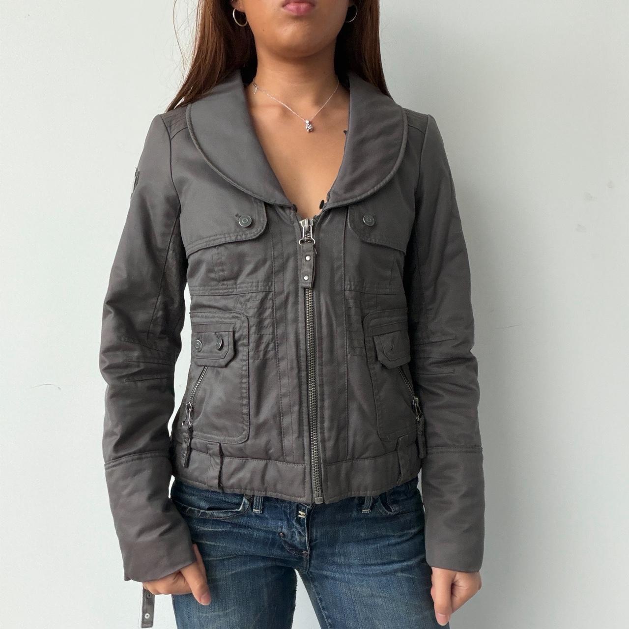 Vintage Grey Utility Jacket