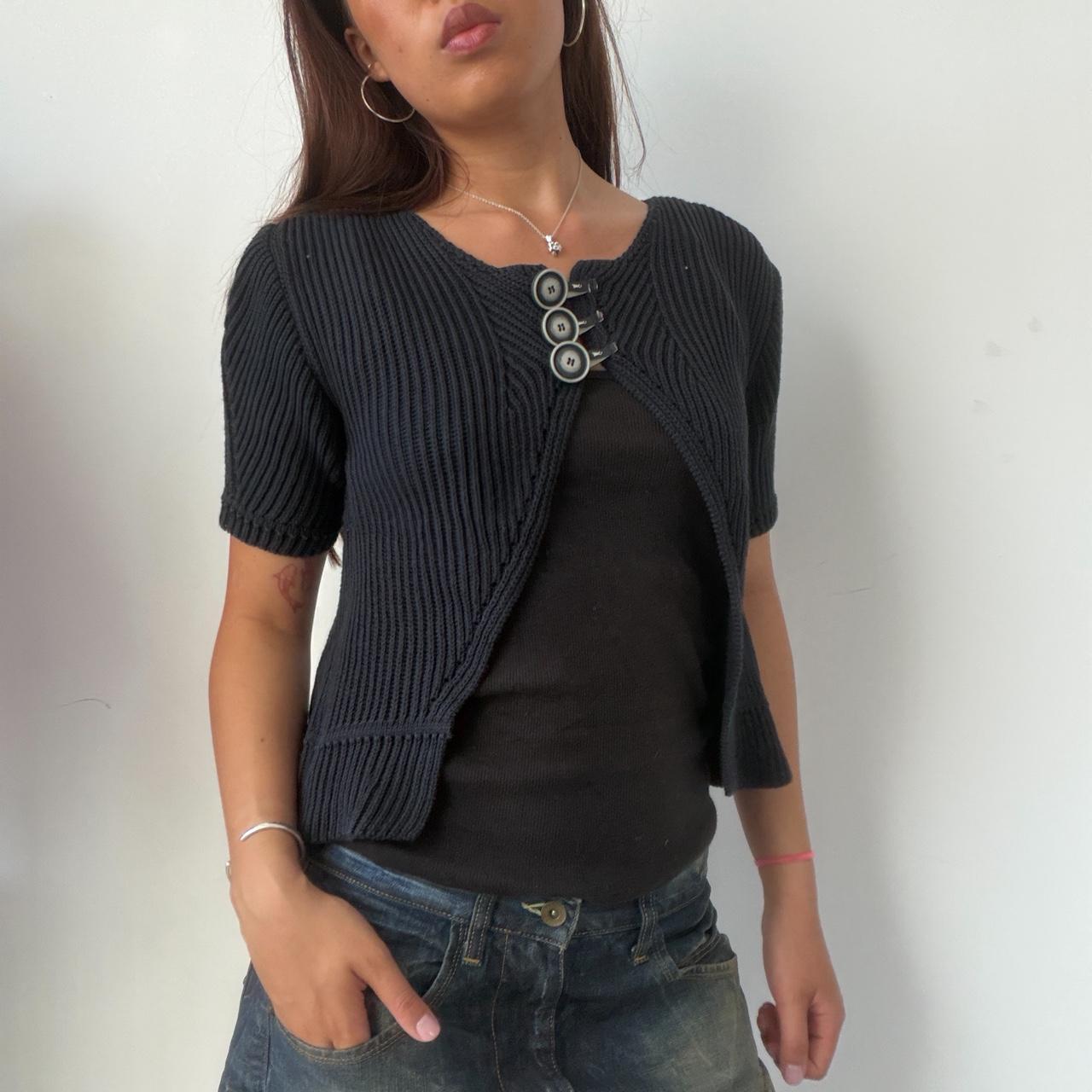 Vintage Black Cop Copine Bolero