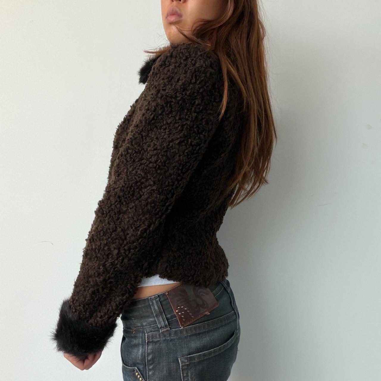 Vintage Brown Shearling Jacket