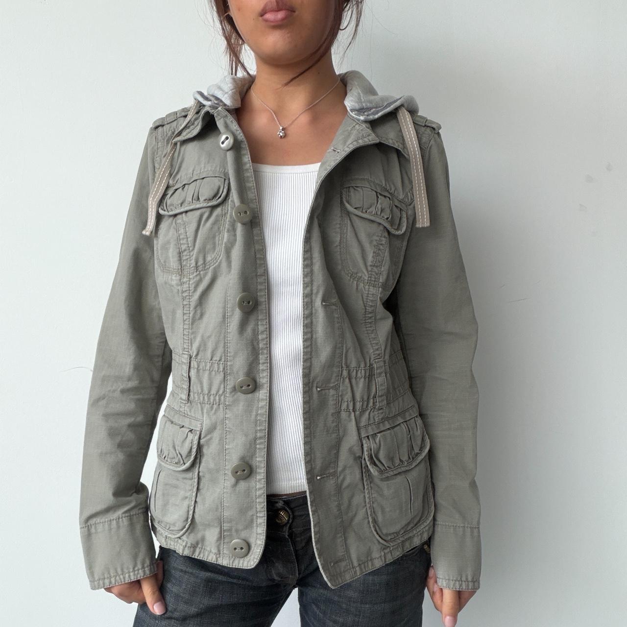 Vintage Khaki Utility Jacket