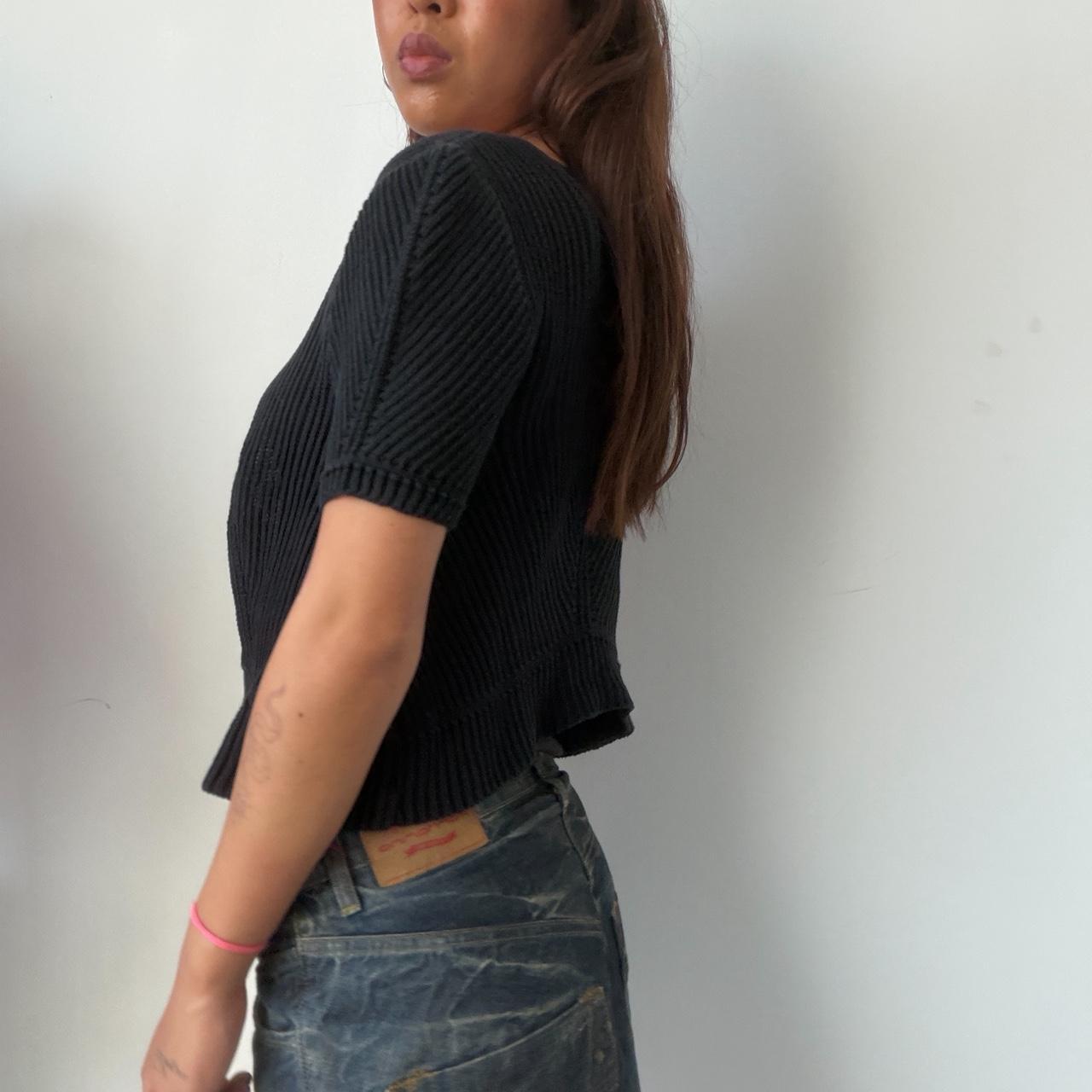 Vintage Black Cop Copine Bolero